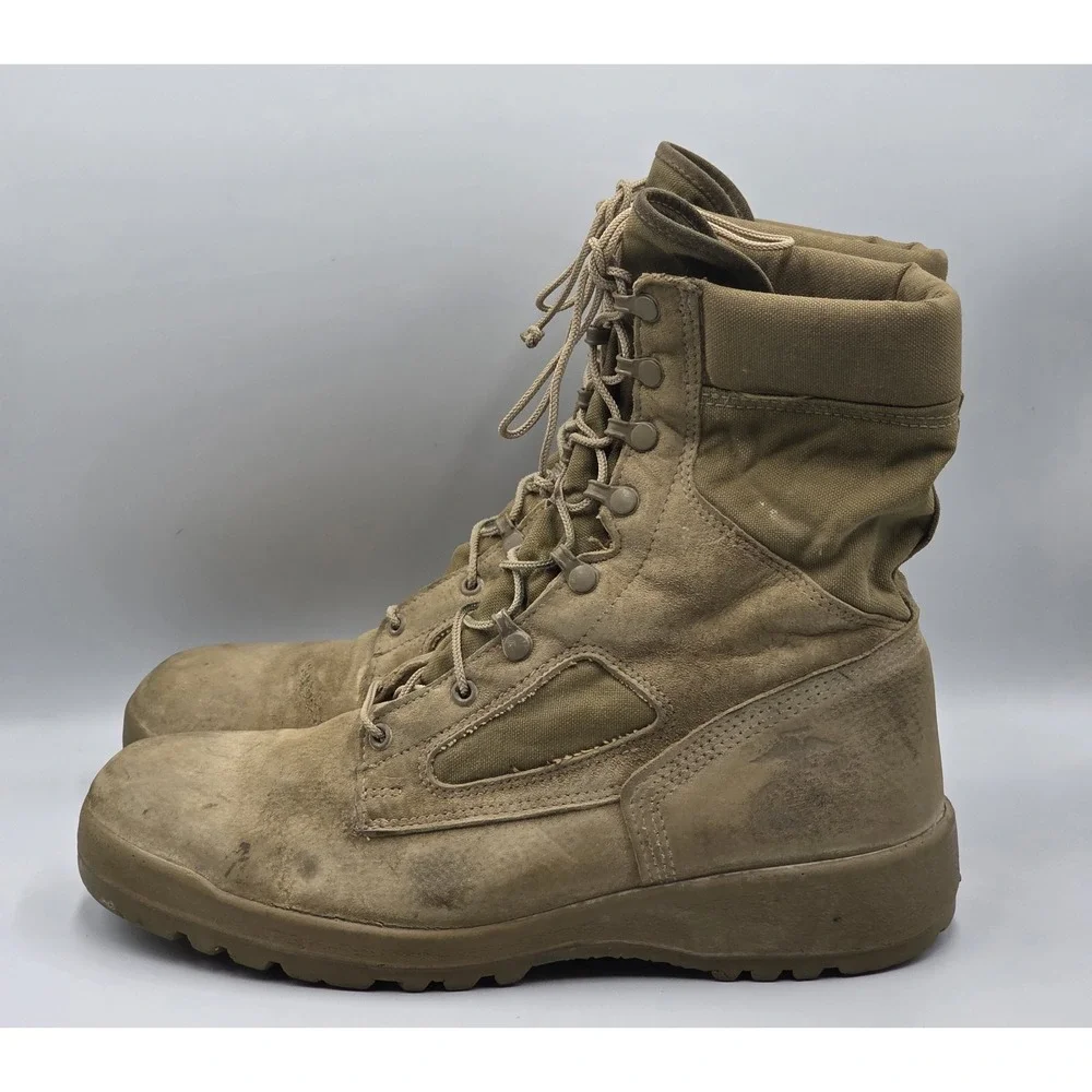 Bates Military Hot Weather Combat Boots Mens 13N Tan Desert Tactical Army